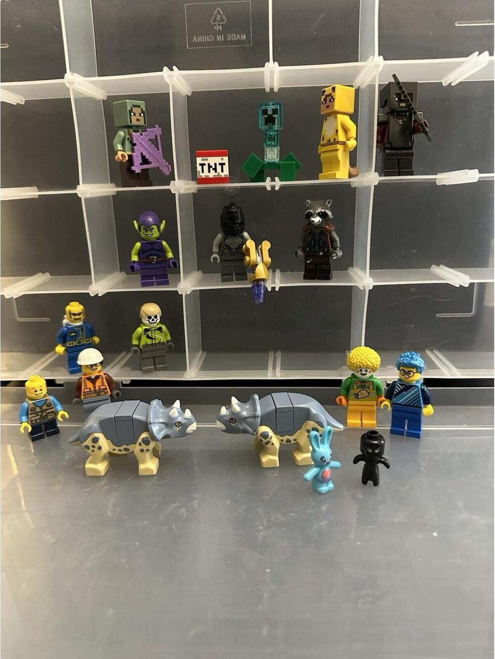 LEGO Minifigures - Mixed Lot- Minecraft, Marvel, Series 14, Triceratops
